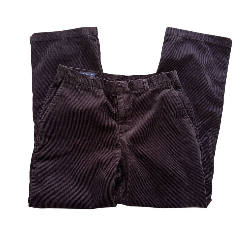 Lands End Women's‎ Brown Corduroy Size 14 Inseam 29